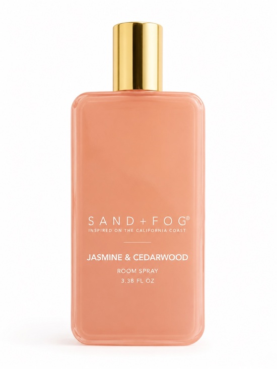 Sand + Fog Other - SAND+FOG Jasmine & Cedarwood Room Spray — Peach Bottle